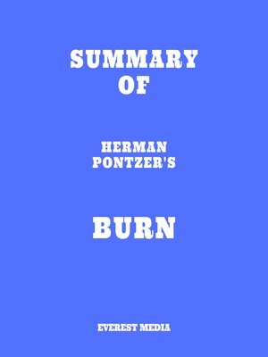 cover image of Summary of Herman Pontzer's Burn